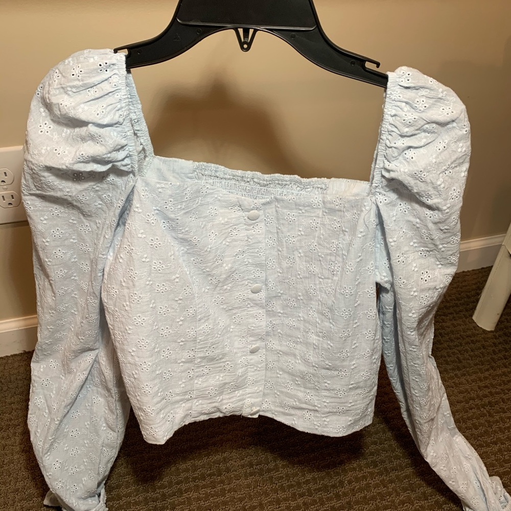 VINTAGE corset long sleeve top